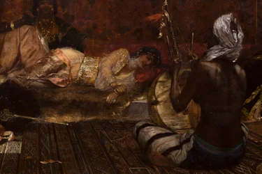Interior of a Harem in Morocco (detail)