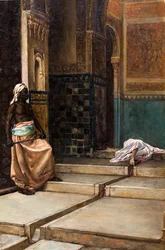 The Execution Stage at the Alhambra in Granada (detail)