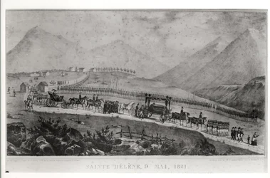 The Funeral Cortege of Napoleon Bonaparte at Saint Helena