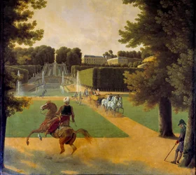 The Promenade in the Park of Saint Cloud