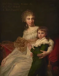 Portrait of the Hon. Mrs Henry Drummond with her son, Henry