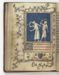 The Prayer Book of Bonne of Luxembourg, Duchess of Normandy f.83v, before 1349