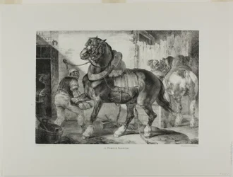 A French Farrier, plate 12 from Various Subjects Drawn from Life and on Stone (The English Suite)