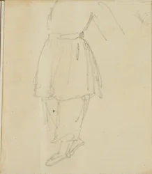Lower Part of a Figure in Working Clothes