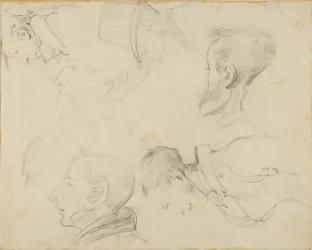 Seven Caricatures of Heads
