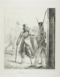 Swiss Sentry at the Louvre
