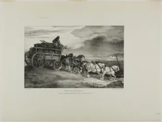 The Coal Wagon, plate 7 from Various Subjects Drawn from Life and on Stone (The English Suite)