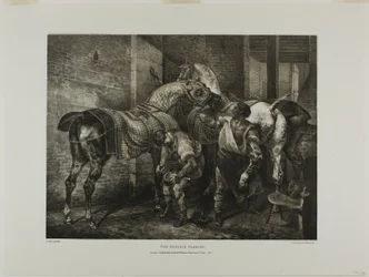 The English Farrier, plate 10 from Various Subjects Drawn from Life and on Stone (The English Suite)