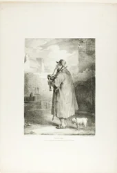 The Piper, plate one from Various Subjects Drawn from Life on Stone