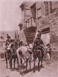 Receiving orders (illustration from Cassell