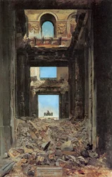 The Ruins of the Tuileries Palace after the Commune of 1871, 1877