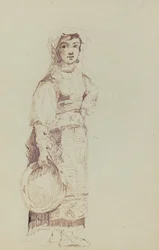 Woman with a Tambourine