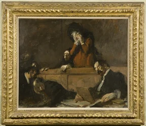 A Court Scene (Scenes des Tribunaux) 1909