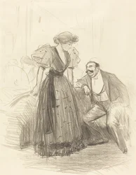 At an Evening Party