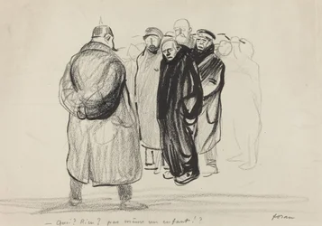 Bredouilles. The Crew of a Zeppelin, probably 1915