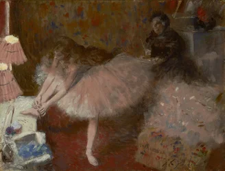Dancer in Her Dressing Room