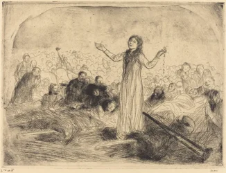 Lourdes, the Miracle (second plate)