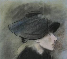 Portrait of Cabaret Singer Valéry Roumy
