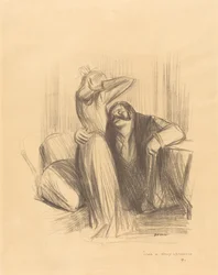 Scene in a Private Room (vertical plate)