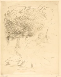 The Road to Emmaus (second plate)
