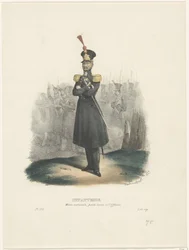 Officer of the National Militia, 1829