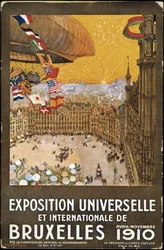 World and International Exhibition in Brussels, poster