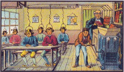 At school. From the series Visions of the Year 2000