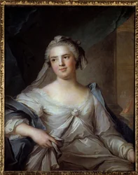 Portrait of Madame Henriette of France (1727-1752) Daughter of Louis XV, in Vestal. Painting by Jean Marc Nattier (1685-1766)