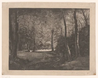 Shepherdess in the Forest of Rochecardon