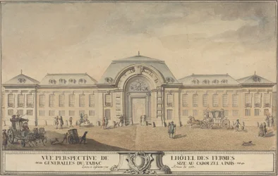 View of the Hôtel des Fermes Générales du Tabac