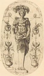Woman Carrying a Basket on Her Head