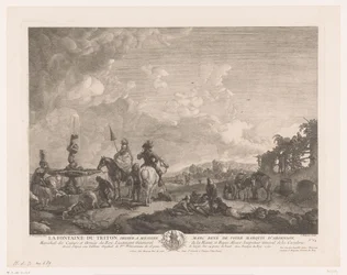 Landscape with Figures by a Fountain