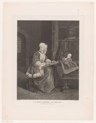 Interior with Drawing Woman