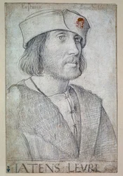 Portrait of Philippe de la Platiere (1465-1499), bailiff and captain of Nantes nicknamed 