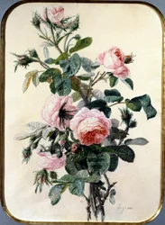 The Roses. Painting by Jean Pierre Lays. Private Collection.