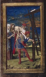 The Descent from the Cross from Lettres bâtardes, ca 1490-1510