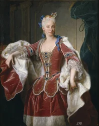 Portrait of Elisabeth Farnese, Queen consort of Spain
