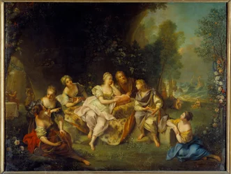 Telemaque Tells His Adventures in Calypso