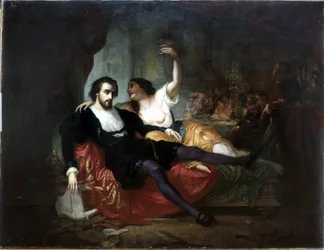 The genius extinguished by the pleasure or abuse of pleasures