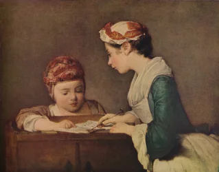 The Young Governess, c. 1735-1736