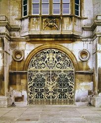Gates from Burghley House, 1710