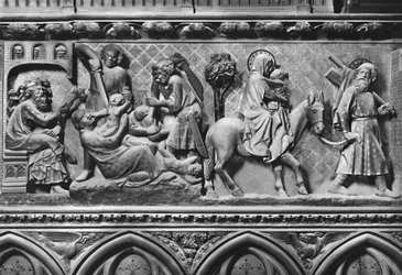 Cathedral, Interior, Choir Screen, Massacre of Innocents and Flight into Egypt