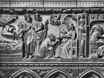 Cathedral, Interior, Choir Screen, Nativity, Adoration of the Magi