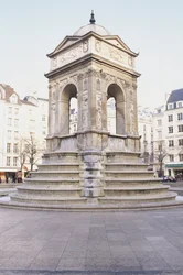 Fontaine des Innocents, Stone Fountain with Steps, Paris, France