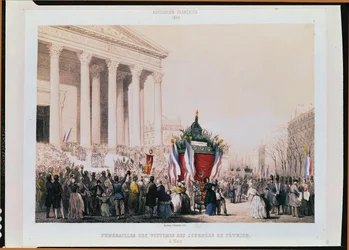 Funeral of the Victims of the Riots of February 1848 at the Church of La Madeleine, 4th March 1848