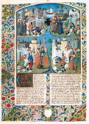 Chronicle of the Bouquechardiere, world-history composed by Jean de Courcy, seigneur de Bourg-Achard
