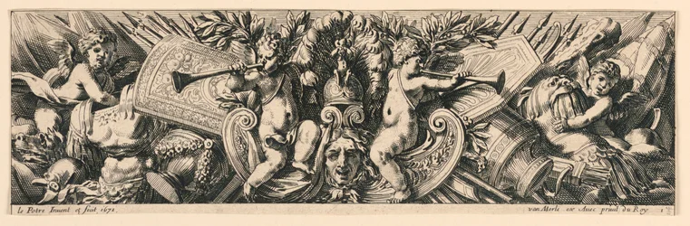 Frieze: Trophies of Arms and Putti