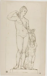 Sculpture of Venus and Cupid, with Mars