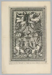 Sheet from the set, "Ornemens de Peaneaux pour... Lambris"