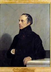 Portrait of Francois Pierre Guillaume Guizot (1787-1874), Minister and Historian
